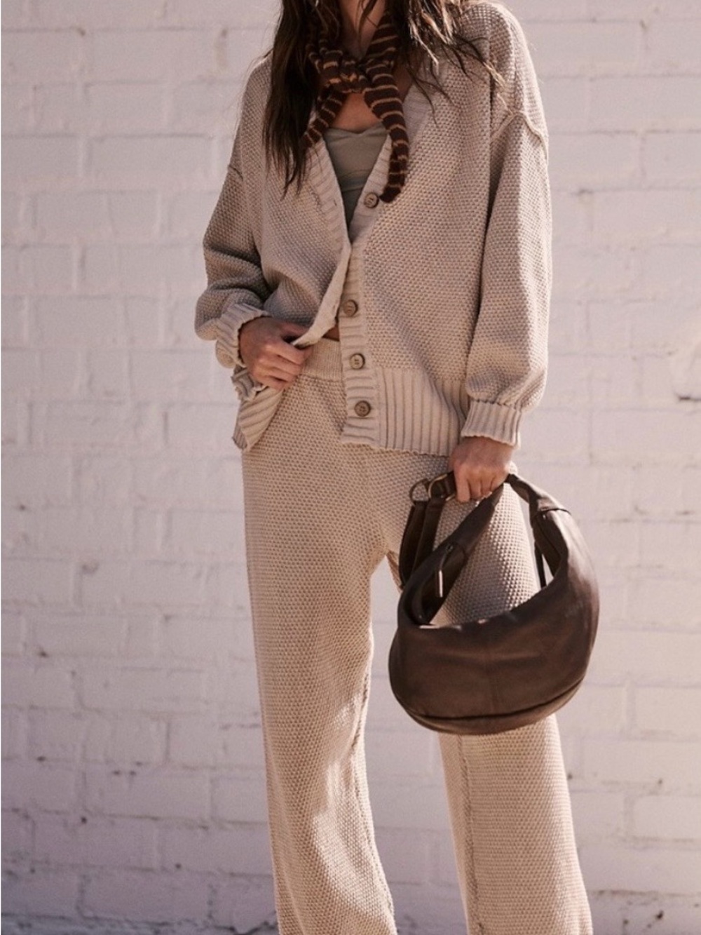 Free People Hailee Set (Peyote Beige)